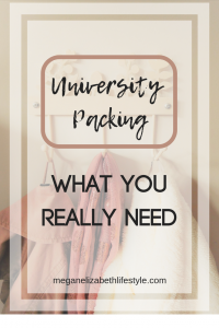 University Packing pinterest