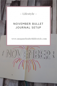 november bullet journal setup pinterest