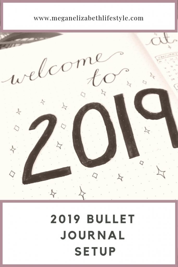 2019 Bullet Journal Setup pinterest