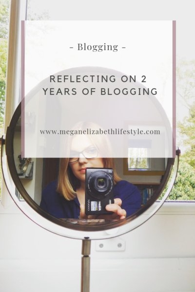 reflecting on 2 years of blogging pinterest image