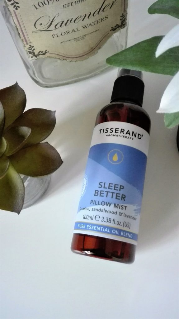 getting a good night's sleep pillow spray