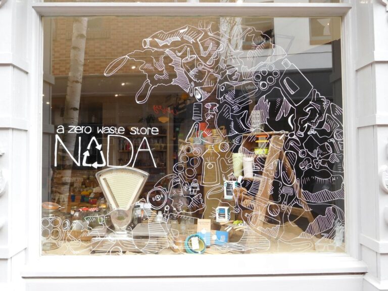 Nada zero waste Leicester interview feature image store front