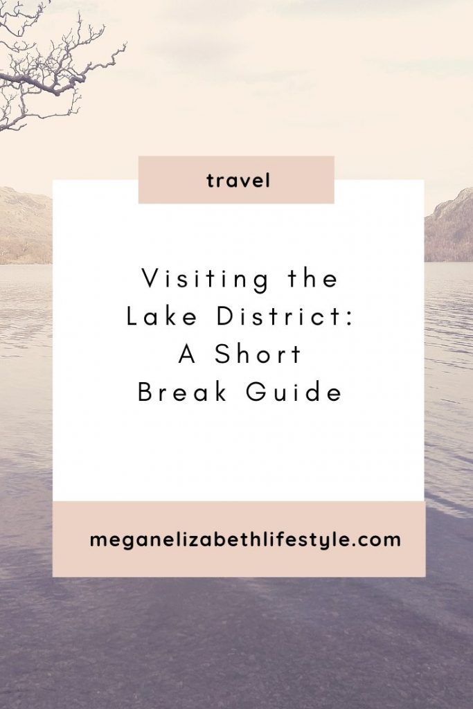 Lake District Short Break Guide pinterest image
