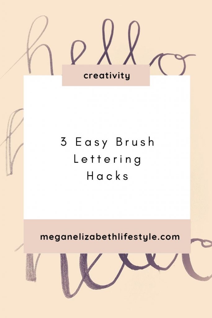 brush lettering hacks pinterest image 1
