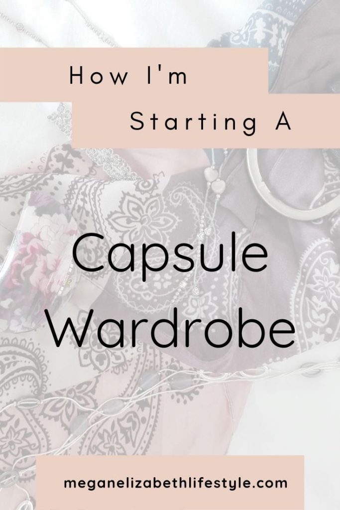 how I'm starting a capsule wardrobe pin 2