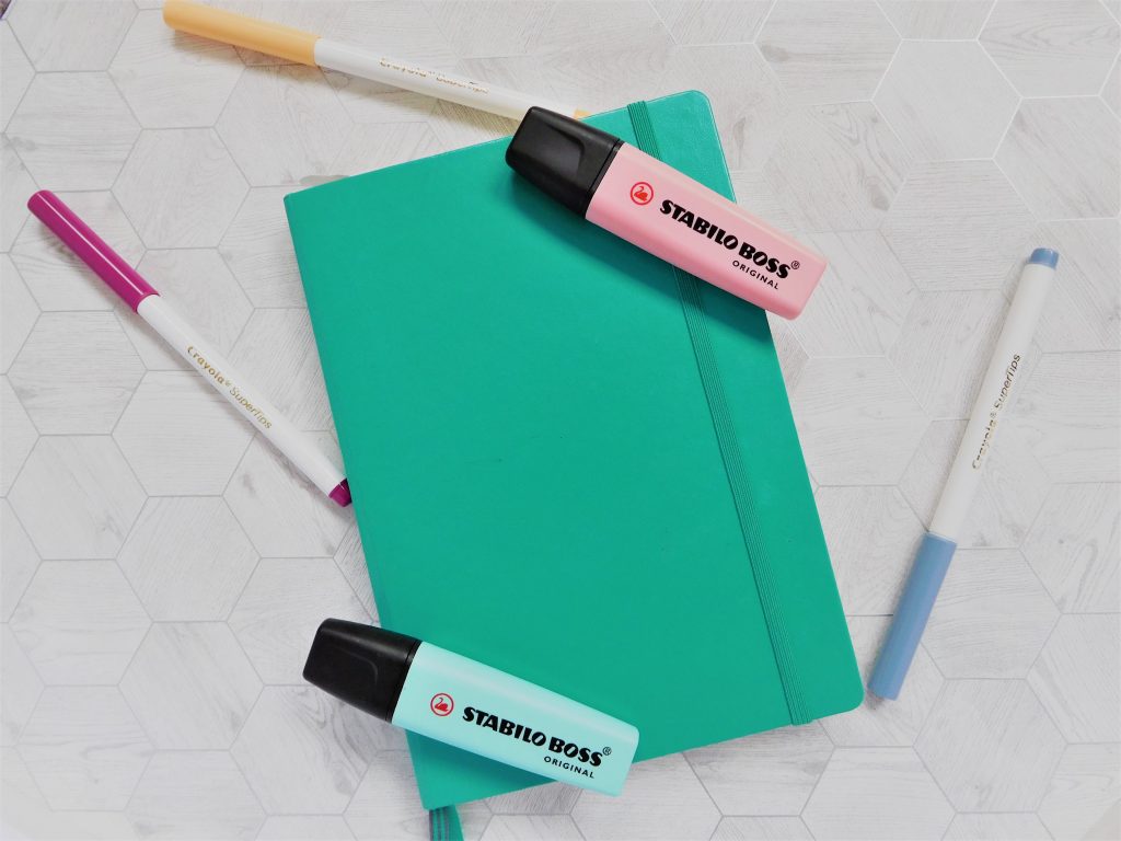 bullet journal supplies highlighters supertips