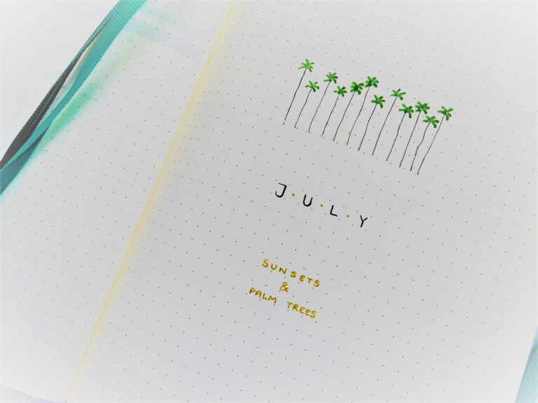 July 2019 Bullet Journal Setup | Plan with Me