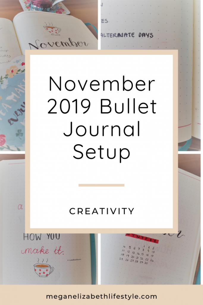 november 2019 bullet journal setup pin