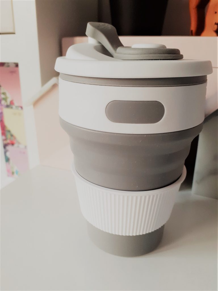 net zero portable silicone coffee mug