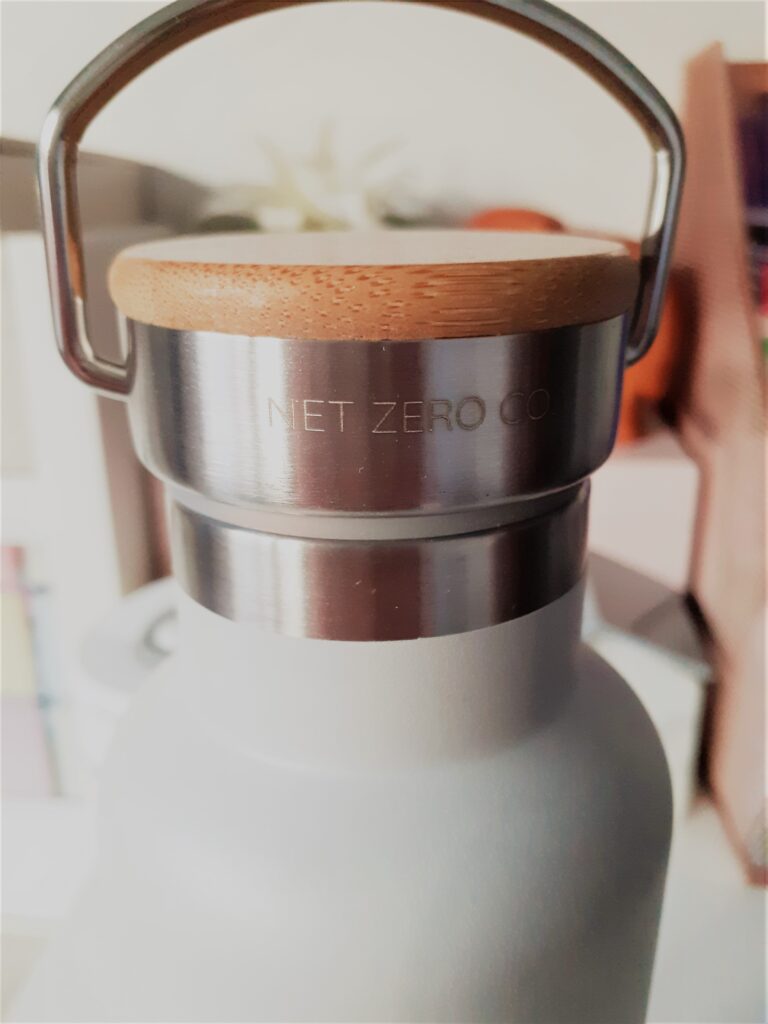 net zero co water bottle top