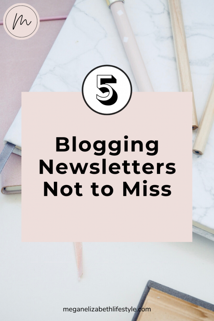 5 Blogging Newsletters Not to Miss pin