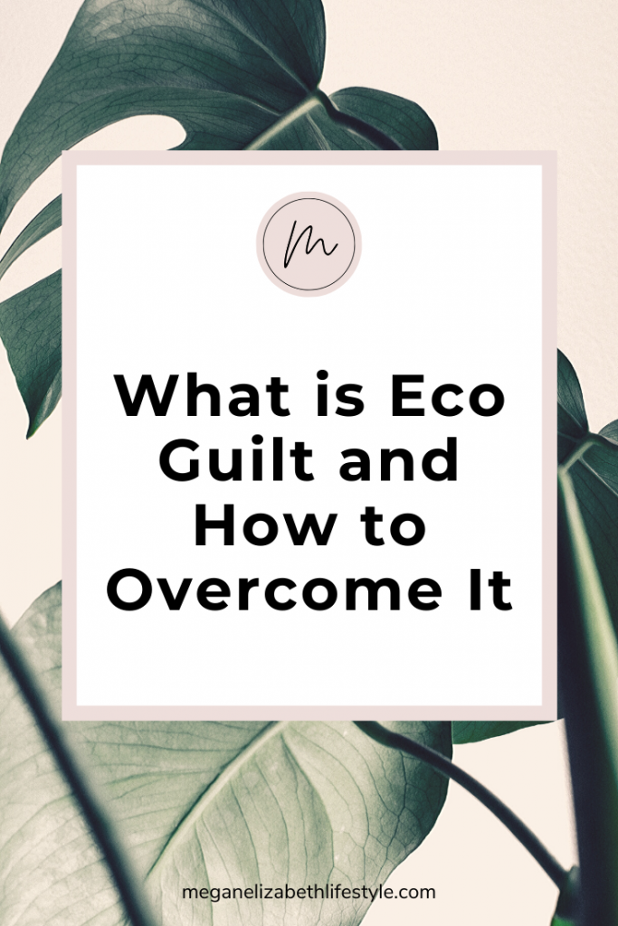 Overcoming Eco Guilt top tips pin