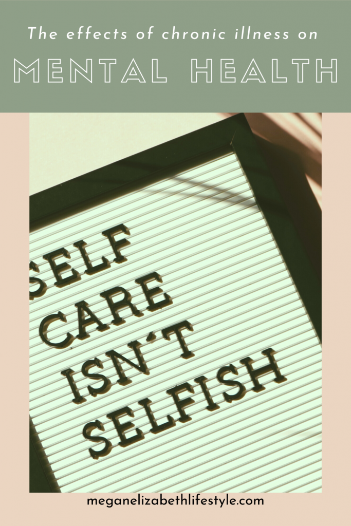 The effects of a chronic illness on mental health