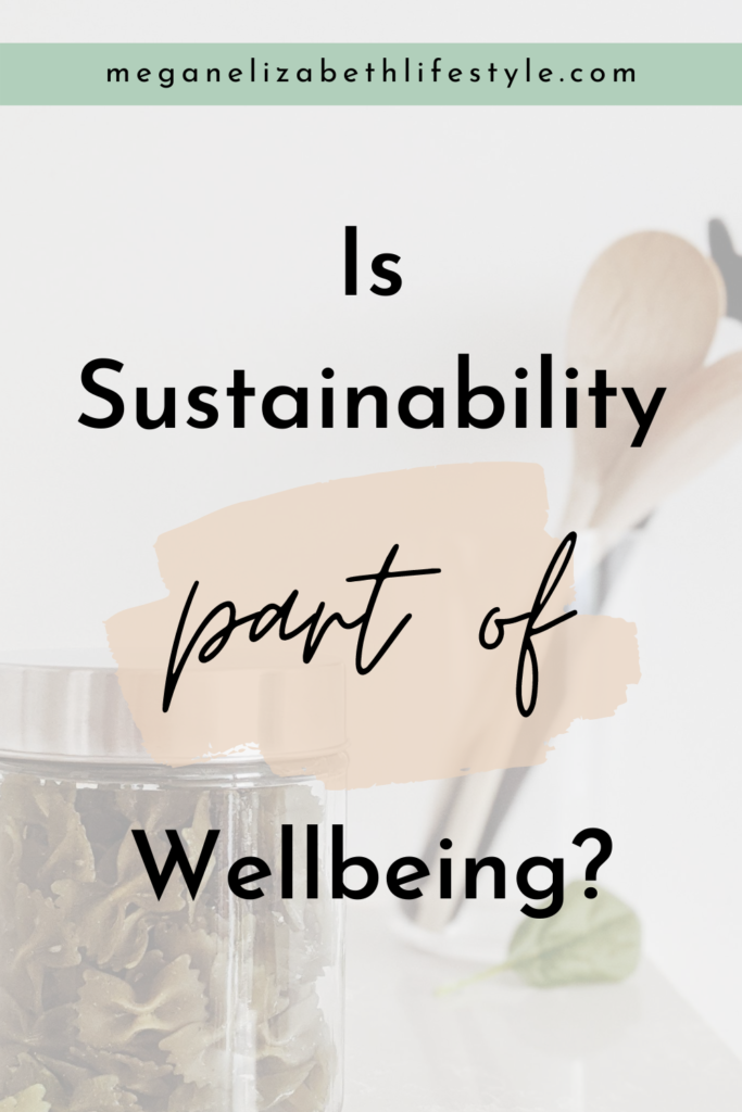 is sustainability part of wellbeing pin
