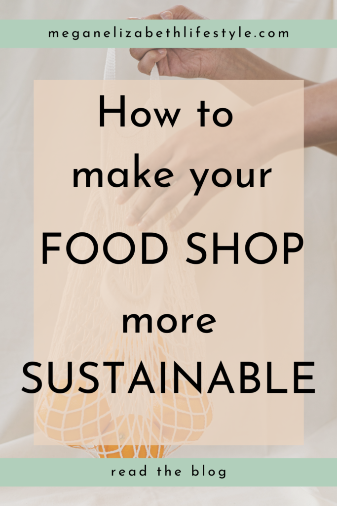 how to make your food shop more sustainable