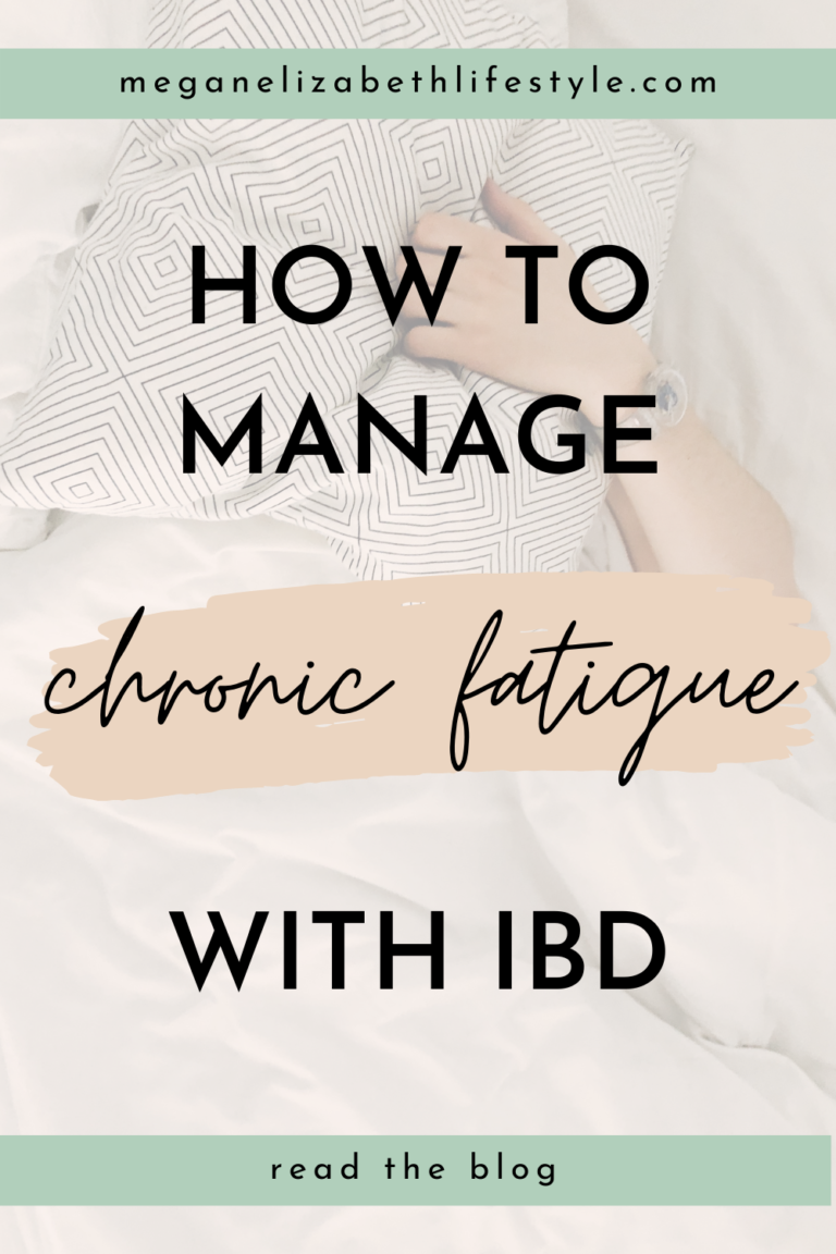 how to manage chronic fatigue with IBD
