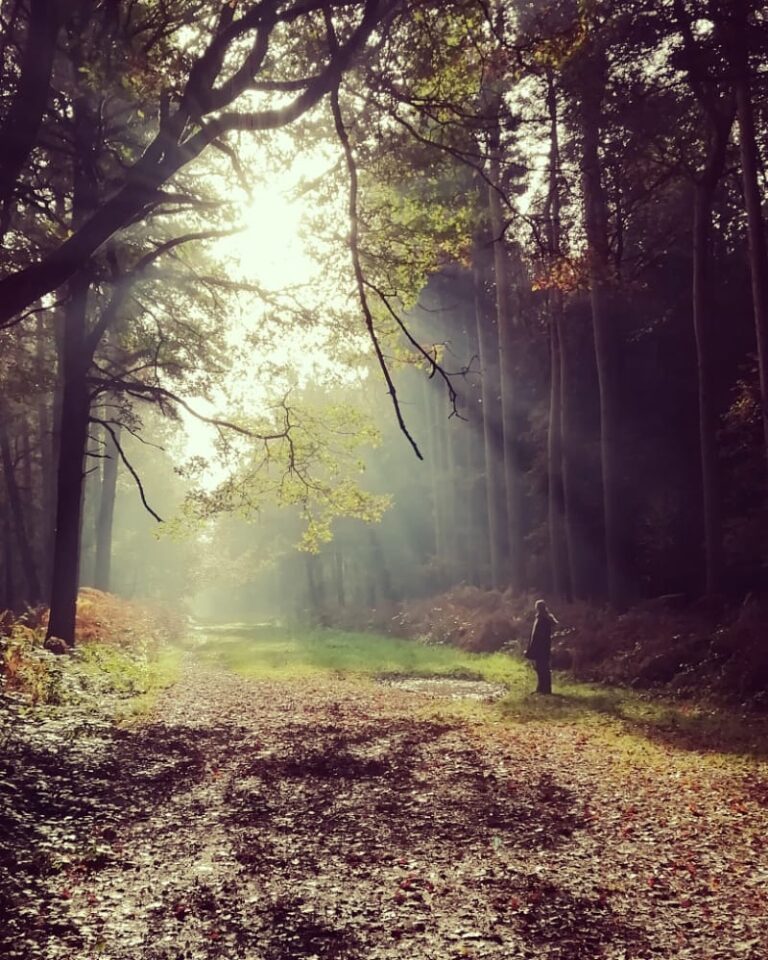 Megan on a mindful walk