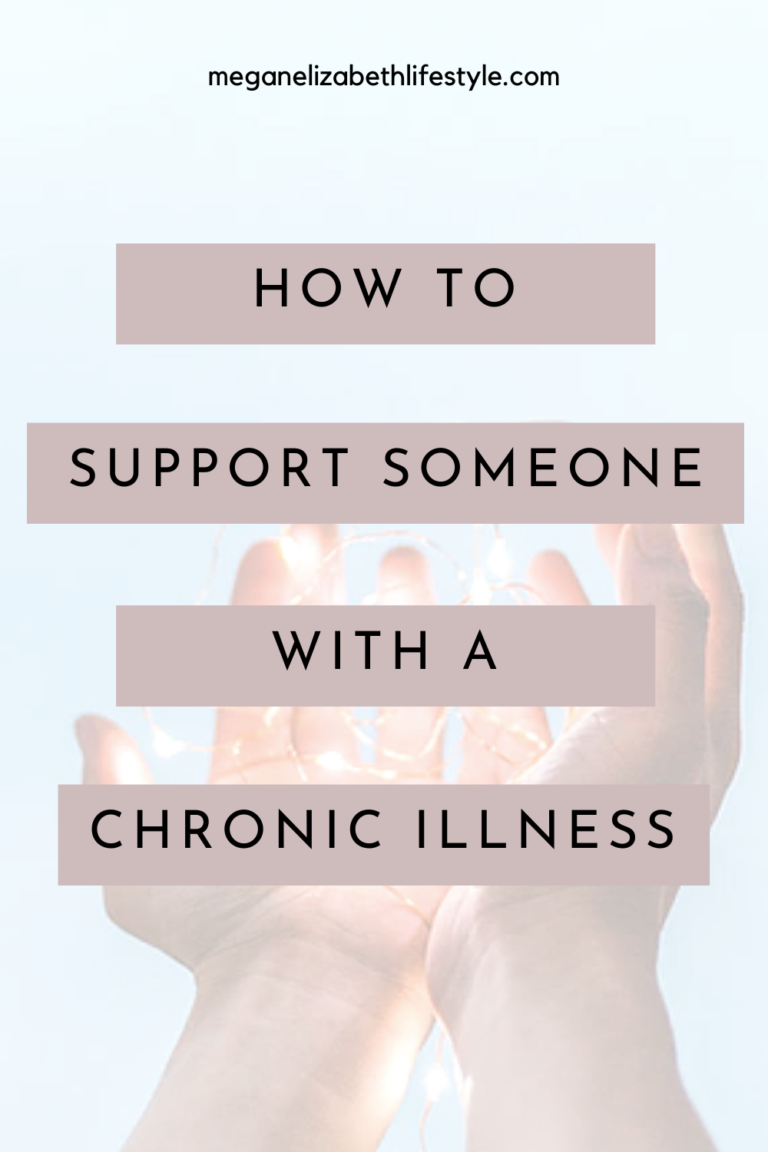 how to support someone with a chronic illness