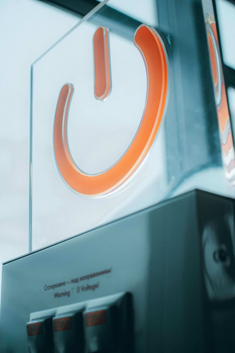 orange power off symbol