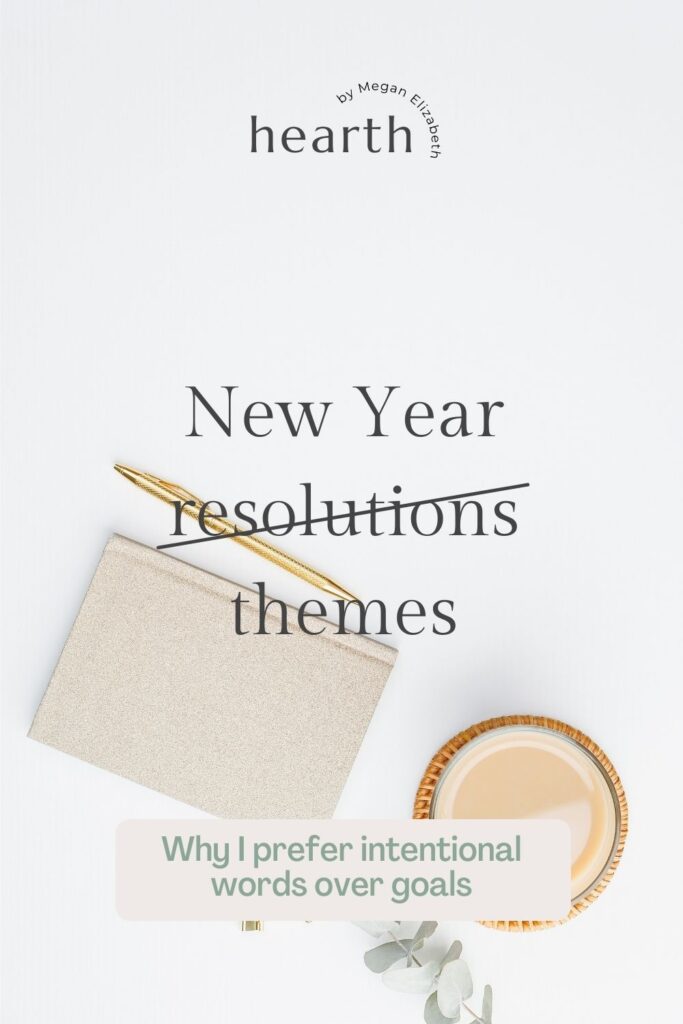 New Years themes over resolutions